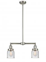 Innovations Lighting 209-SN-G54 - Bell - 2 Light - 21 inch - Brushed Satin Nickel - Stem Hung - Island Light