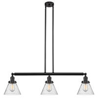 Innovations Lighting 213-OB-G44 - Cone - 3 Light - 40 inch - Oil Rubbed Bronze - Stem Hung - Island Light