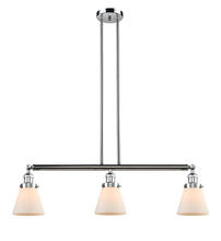 Innovations Lighting 213-PC-G61 - Cone - 3 Light - 39 inch - Polished Chrome - Stem Hung - Island Light