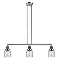 Innovations Lighting 213-PN-G52 - Bell - 3 Light - 38 inch - Polished Nickel - Stem Hung - Island Light