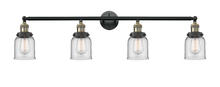 Innovations Lighting 215-BAB-G52 - Bell - 4 Light - 42 inch - Black Antique Brass - Bath Vanity Light