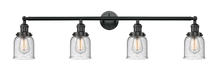 Innovations Lighting 215-BK-G54 - Bell - 4 Light - 42 inch - Matte Black - Bath Vanity Light