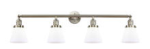 Innovations Lighting 215-SN-G61 - Cone - 4 Light - 42 inch - Brushed Satin Nickel - Bath Vanity Light