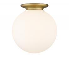 Innovations Lighting 221-1F-BB-G201-18 - Beacon - 1 Light - 18 inch - Brushed Brass - Flush Mount