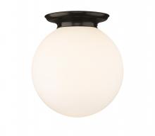 Innovations Lighting 221-1F-OB-G201-16 - Beacon - 1 Light - 16 inch - Oil Rubbed Bronze - Flush Mount