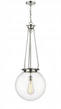 Innovations Lighting 221-1P-PN-G202-16 - Beacon - 1 Light - 16 inch - Polished Nickel - Chain Hung - Pendant