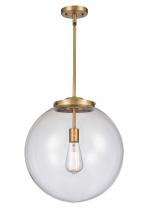 Innovations Lighting 221-1S-BB-G202-16 - Beacon - 1 Light - 16 inch - Brushed Brass - Stem Hung - Pendant