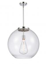 Innovations Lighting 221-1S-PC-G124-18 - Athens - 1 Light - 18 inch - Polished Chrome - Cord hung - Pendant