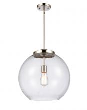 Innovations Lighting 221-1S-PN-G122-16 - Athens - 1 Light - 16 inch - Polished Nickel - Stem Hung - Pendant