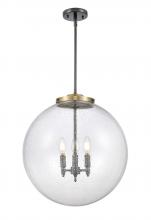 Innovations Lighting 221-3S-BAB-G204-18-LED - Beacon - 3 Light - 18 inch - Black Antique Brass - Cord hung - Pendant