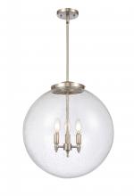 Innovations Lighting 221-3S-SN-G204-18 - Beacon - 3 Light - 18 inch - Brushed Satin Nickel - Cord hung - Pendant