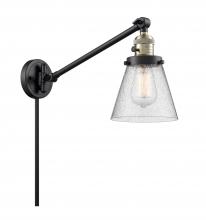 Innovations Lighting 237-BAB-G64 - Cone - 1 Light - 8 inch - Black Antique Brass - Swing Arm