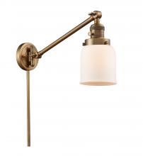 Innovations Lighting 237-BB-G51 - Bell - 1 Light - 8 inch - Brushed Brass - Swing Arm