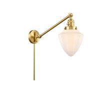 Innovations Lighting 237-SG-G661-7 - Bullet - 1 Light - 7 inch - Satin Gold - Swing Arm