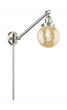 Innovations Lighting 237-SN-G208-6 - Beacon - 1 Light - 6 inch - Brushed Satin Nickel - Swing Arm