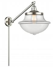 Innovations Lighting 237-SN-G542 - Oxford - 1 Light - 12 inch - Brushed Satin Nickel - Swing Arm