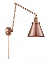 Innovations Lighting 238-AC-M13-AC - Appalachian - 1 Light - 8 inch - Antique Copper - Swing Arm