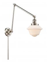 Innovations Lighting 238-PN-G531 - Oxford - 1 Light - 8 inch - Polished Nickel - Swing Arm