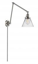 Innovations Lighting 238-SN-G42-LED - Cone - 1 Light - 8 inch - Brushed Satin Nickel - Swing Arm