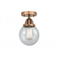 Innovations Lighting 288-1C-AC-G204-6 - Beacon - 1 Light - 6 inch - Antique Copper - Semi-Flush Mount