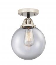 Innovations Lighting 288-1C-BPN-G202-8 - Beacon - 1 Light - 8 inch - Black Polished Nickel - Semi-Flush Mount