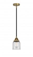 Innovations Lighting 288-1S-BAB-G52 - Bell - 1 Light - 5 inch - Black Antique Brass - Cord hung - Mini Pendant