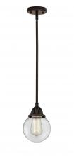 Innovations Lighting 288-1S-OB-G202-6 - Beacon - 1 Light - 6 inch - Oil Rubbed Bronze - Cord hung - Mini Pendant