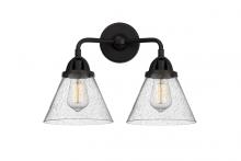 Innovations Lighting 288-2W-BK-G44 - Cone - 2 Light - 16 inch - Matte Black - Bath Vanity Light