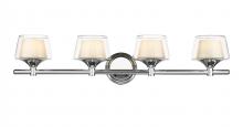 Innovations Lighting 311-4W-PC-CLW - Laguna - 4 Light - 33 inch - Polished Chrome - Bath Vanity Light