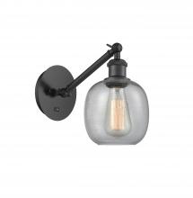 Innovations Lighting 317-1W-BK-G104 - Belfast - 1 Light - 6 inch - Matte Black - Sconce