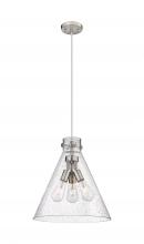 Innovations Lighting 410-3PL-SN-G411-16SDY - Newton Cone - 3 Light - 16 inch - Satin Nickel - Cord hung - Pendant