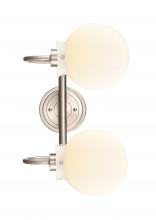 Innovations Lighting 437-2W-SN-W - Olivia - 2 Light - 17 inch - Satin Nickel - Bath Vanity Light