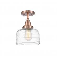 Innovations Lighting 447-1C-AC-G713 - Bell - 1 Light - 8 inch - Antique Copper - Flush Mount