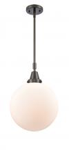 Innovations Lighting 447-1S-OB-G201-12 - Beacon - 1 Light - 12 inch - Oil Rubbed Bronze - Mini Pendant