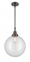 Innovations Lighting 447-1S-OB-G202-12 - Beacon - 1 Light - 12 inch - Oil Rubbed Bronze - Mini Pendant