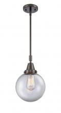 Innovations Lighting 447-1S-OB-G202-8 - Beacon - 1 Light - 8 inch - Oil Rubbed Bronze - Mini Pendant