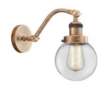 Innovations Lighting 515-1W-BB-G202-6 - Beacon - 1 Light - 6 inch - Brushed Brass - Sconce