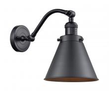 Innovations Lighting 515-1W-BK-M13-BK - Appalachian - 1 Light - 8 inch - Matte Black - Sconce