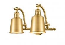 Innovations Lighting 515-2W-SG-M9-SG - Addison - 2 Light - 18 inch - Satin Gold - Bath Vanity Light