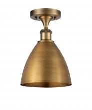 Innovations Lighting 516-1C-BB-MBD-75-BB - Bristol - 1 Light - 8 inch - Brushed Brass - Semi-Flush Mount