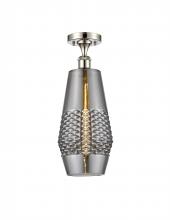 Innovations Lighting 516-1C-PN-G683-7 - Windham - 1 Light - 7 inch - Polished Nickel - Semi-Flush Mount