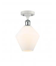 Innovations Lighting 516-1C-WPC-G651-8 - Cindyrella - 1 Light - 8 inch - White Polished Chrome - Semi-Flush Mount