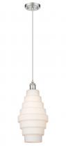 Innovations Lighting 516-1P-SN-G671-8 - Cascade - 1 Light - 8 inch - Brushed Satin Nickel - Cord hung - Mini Pendant