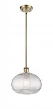 Innovations Lighting 516-1S-AB-G555-10CL - Ithaca - 1 Light - 10 inch - Antique Brass - Mini Pendant