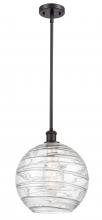 Innovations Lighting 516-1S-OB-G1213-12 - Athens Deco Swirl - 1 Light - 12 inch - Oil Rubbed Bronze - Mini Pendant