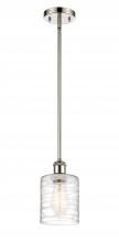 Innovations Lighting 516-1S-PN-G1113 - Cobbleskill - 1 Light - 5 inch - Polished Nickel - Mini Pendant