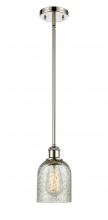 Innovations Lighting 516-1S-PN-G259 - Caledonia - 1 Light - 5 inch - Polished Nickel - Mini Pendant