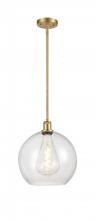 Innovations Lighting 516-1S-SG-G124-12 - Athens - 1 Light - 12 inch - Satin Gold - Mini Pendant