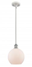 Innovations Lighting 516-1S-WPC-G121 - Athens - 1 Light - 8 inch - White Polished Chrome - Mini Pendant