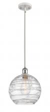 Innovations Lighting 516-1S-WPC-G1213-10 - Athens Deco Swirl - 1 Light - 10 inch - White Polished Chrome - Mini Pendant